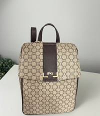 Zaino Nero Giardini con zip centrale e tasche