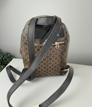 Zaino Nero Giardini testa di moro con logo NG e fasce fuxia